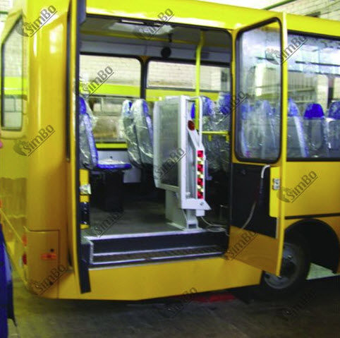 Piattaforma elevatrice per sedia a rotelle - PPA-150 e - Ltd. Norma-Trade - per autobus