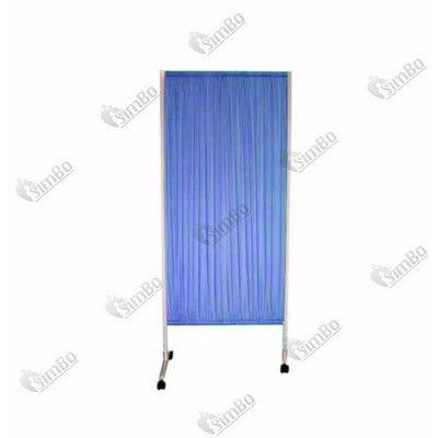 Paravento medicale con rotelle - ShM1 - Ltd. Norma-Trade - 1 pannello / con tendina