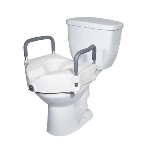Rialzo per WC con braccioli - MHLRTSA - Mobb+ Health Care - con coperchio