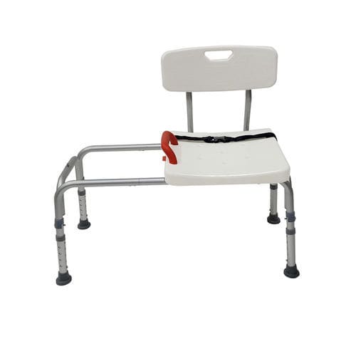 Seduta da bagno con braccioli - MHSLBB - Mobb+ Health Care - con schienale / ad altezza regolabile