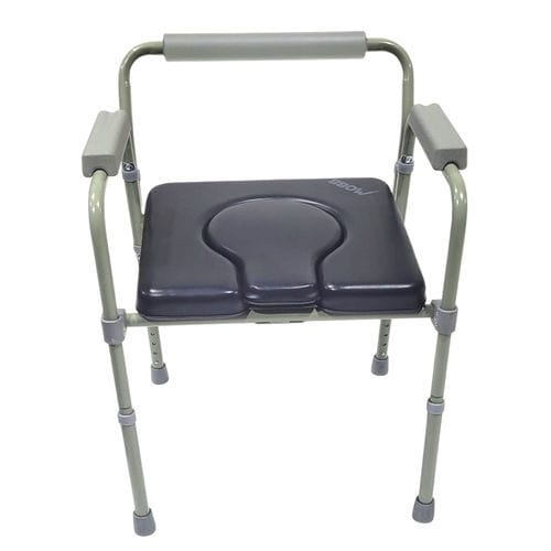 Sedia da toilette con secchio - MHCMF-PD - Mobb+ Health Care - pieghevole