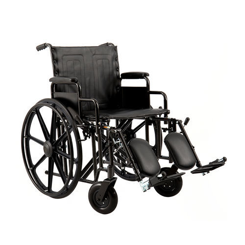 Sedia a rotelle manuale - MHWCHD24 - Mobb+ Health Care - da esterno / da interno / telaio in acciaio