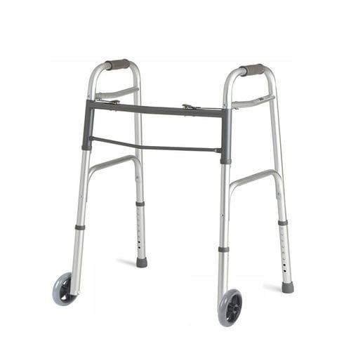 Deambulatore con 2 ruote - MHJFW - Mobb+ Health Care - ad altezza regolabile / pieghevole