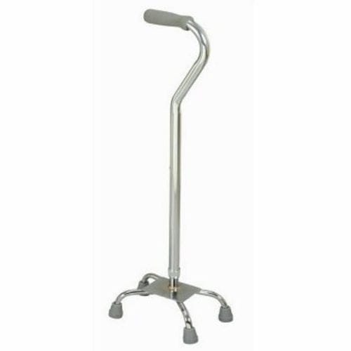 Bastone da passeggio con impugnatura fuori asse - YCH-604M-SI - YCH Healthcare - quadripode / ad altezza regolabile