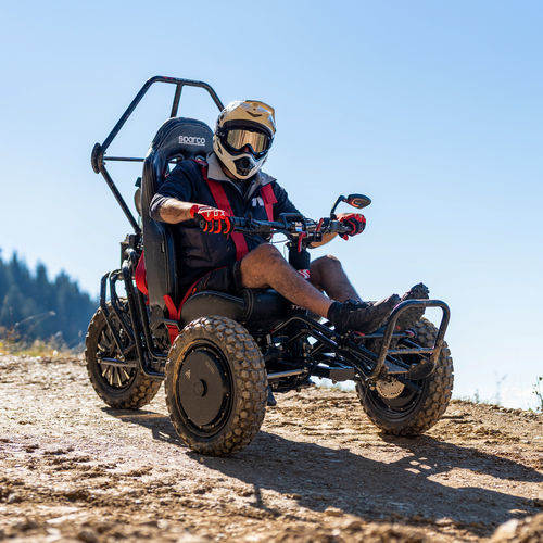 Sedia a rotelle elettrica - Trialp™ - TESSIER - da esterno / da escursione / telaio in acciaio