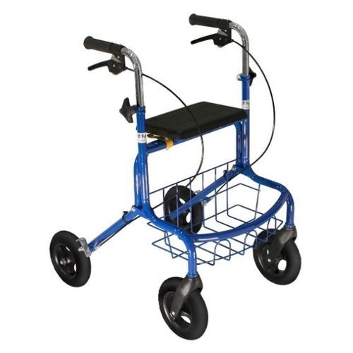 Deambulatore rollator a 4 ruote - PAAVO - Tukimet Oy - telaio in acciaio / con sedile / con cestello