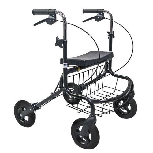 Deambulatore rollator a 4 ruote - MAUNO - Tukimet Oy - telaio in acciaio / con sedile / con cestello