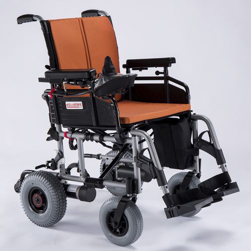 Sedia portantina elettrica - New Eagle - Well Home Health Products - pieghevole / con poggiagambe