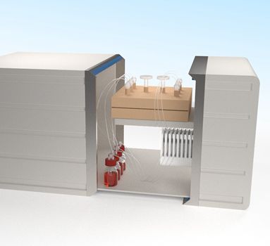 Bioreattore in continuo - MDX Biotechnik - a letto fluidizzato / da laboratorio / per l'industria farmaceutica