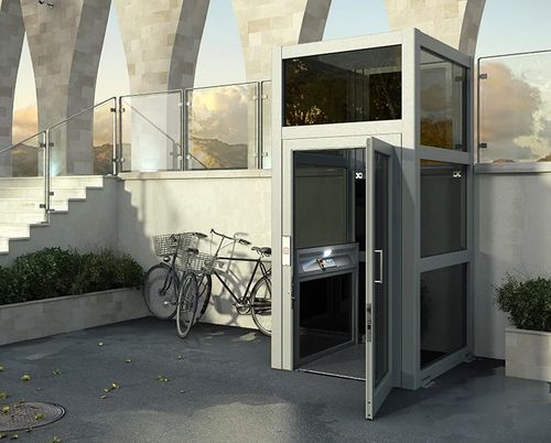 Piattaforma elevatrice per sedia a rotelle - STEPPY PLUS - Vimec - per edificio