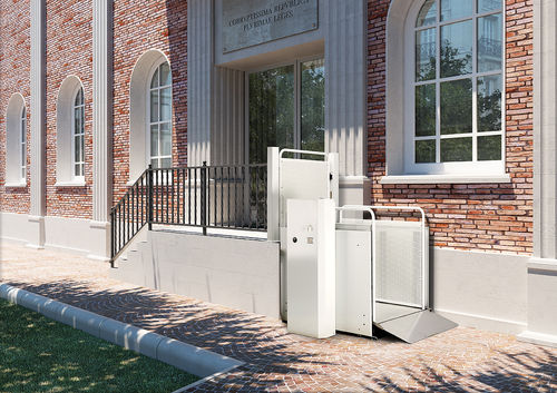 Piattaforma elevatrice per sedia a rotelle - Silver - Vimec - per edificio