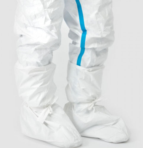 Copriscarpa con gambale per camere bianche - Tyvek® IsoClean® - Berner International - in polietilene / monouso / antiscivolo
