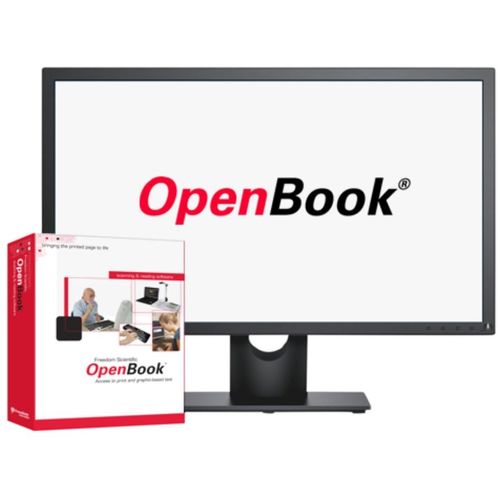 Software per cure domiciliari - OpenBook® - Freedom Scientific - di gestione / di acquisizione / di navigazione
