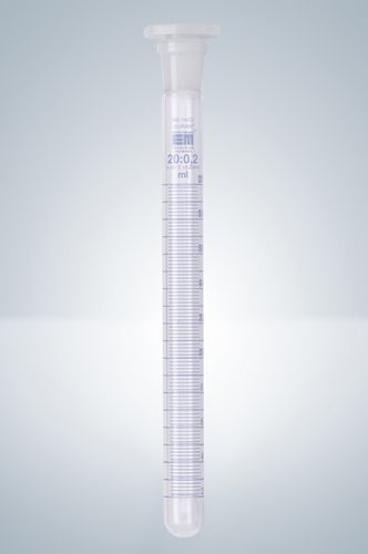 Provetta da laboratorio - 64201 series - Hirschmann - in vetro borosilicato