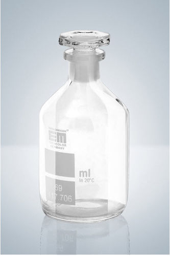 Flacone da laboratorio - 650018 series - Hirschmann - in vetro / graduato