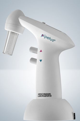 Pipettatore meccanico - pipetus® - Hirschmann - a volume regolabile / a batteria