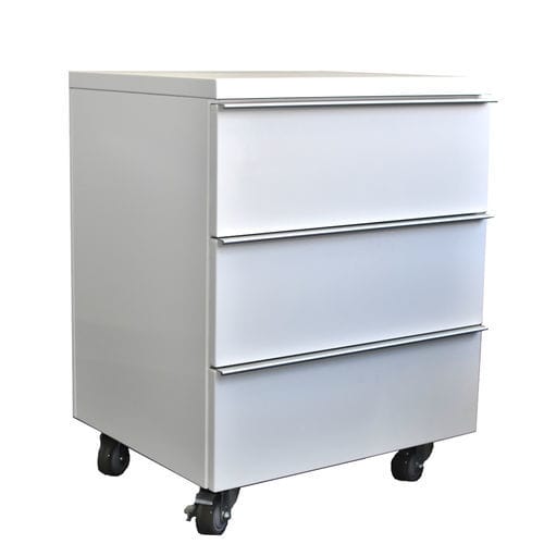 Armadio con cassetti - FLUSH - Air Master Systems Corporation - con rotelle / da incasso / bianco