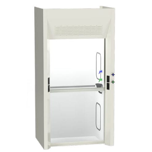Cappa da laboratorio - Eliminator 400 - Air Master Systems Corporation - da terra