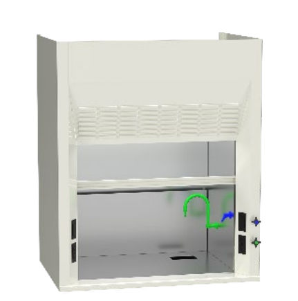 Cappa da laboratorio - Eliminator 600 - Air Master Systems Corporation - per manipolazione di radioisotopi / da banco / in acciaio inossidabile