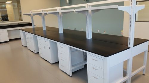 Banco da laboratorio ad isola - Air Master Systems Corporation