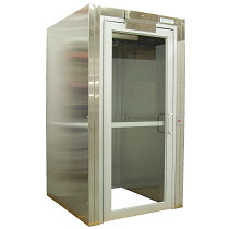 Passa-materiali per camera bianca - CAP18FMD series - Clean Air Products - a pavimento
