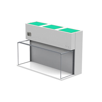 Banco pulito da laboratorio - CAP201 - Clean Air Products - da banco / HEPA / a flusso laminare orizzontale