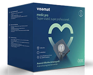 Sfigmomanometro elettronico aneroide - medic pro - visomat - con stetoscopio / con bracciale adulti