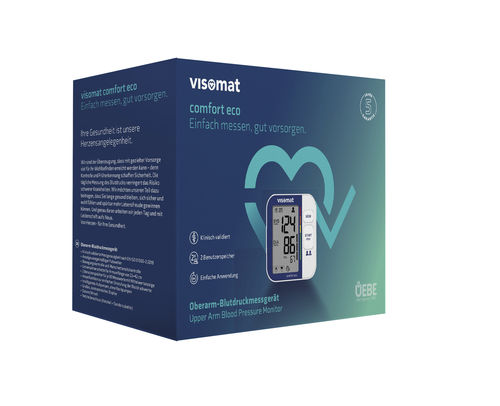 Sfigmomanometro elettronico a bracciale - visomat comfort eco - visomat - automatico / a batteria ricaricabile / con bracciale adulti