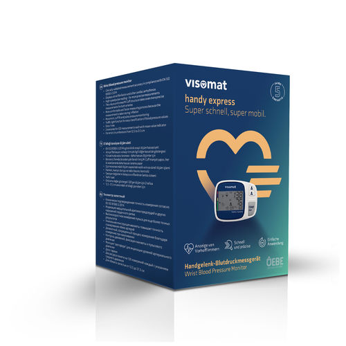 Sfigmomanometro elettronico automatico - visomat handy express - visomat - per polso / indossabile / con connessione wireless