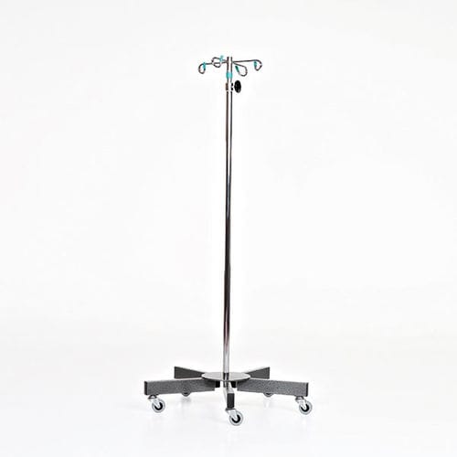 Asta portaflebo con rotelle - MCM-20 series - Mid Central Medical - 4 ganci / 2 ganci / telescopica