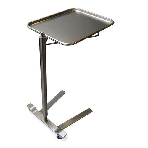 Tavolo portastrumenti in acciaio inossidabile - MCM 76 series - Mid Central Medical