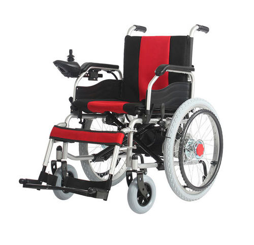 Sedia a rotelle elettrica - JRWD301 - Jerry Medical - da esterno / da interno / pieghevole