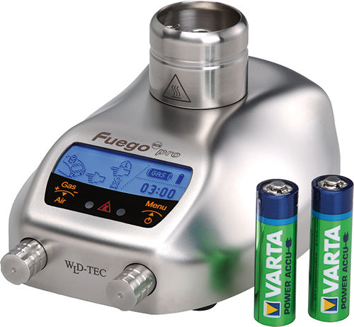 Bruciatore da laboratorio - Fuego SCS pro - WLD-TEC - a batteria / a gas