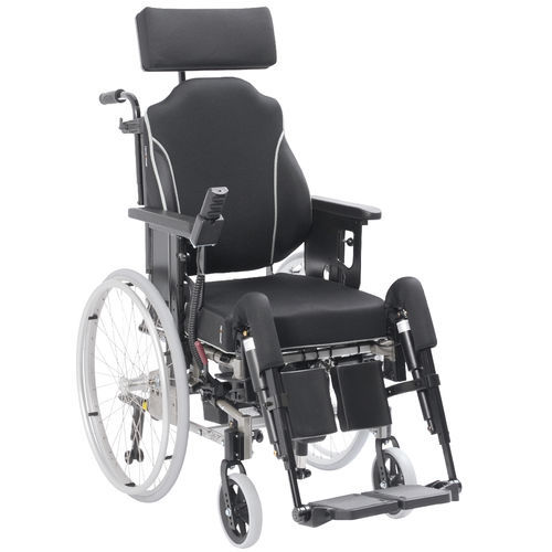 Sedia a rotelle manuale - III EL - Alu Rehab - elettrica / da esterno / reclinabile