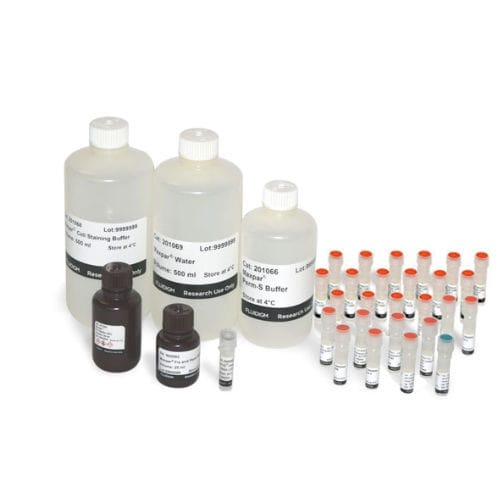 Kit di reagenti anticorpo - Maxpar - Fluidigm - di citometria a flusso / liquido