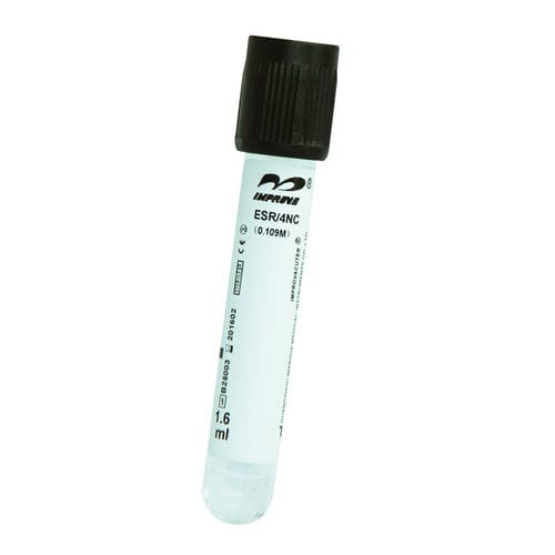 Provetta per prelievi di VES - IMPROVACUTER® 642160200, IMPROVACUTER® 645122005 - Improve Medical - cilindrico / con citrato di sodio