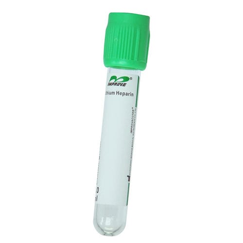 Provetta per prelievi cilindrico - IMPROVACUTER® 652030202, IMPROVACUTER® 663060202 - Improve Medical - di sangue / per prelievo campioni / eparina di litio