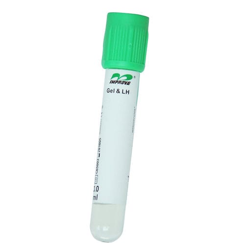 Provetta per prelievi per analisi su plasma - IMPROVACUTER® 742350202, IMPROVACUTER® 744850202 - Improve Medical - cilindrico / al plasma / con gel separatore