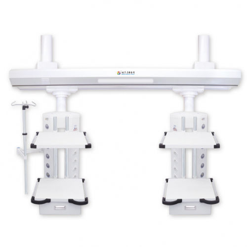 Trave tecnica a soffitto - L8800 - Shandong Mingtai Medical Equipment Group - per anestesia / con ripiani