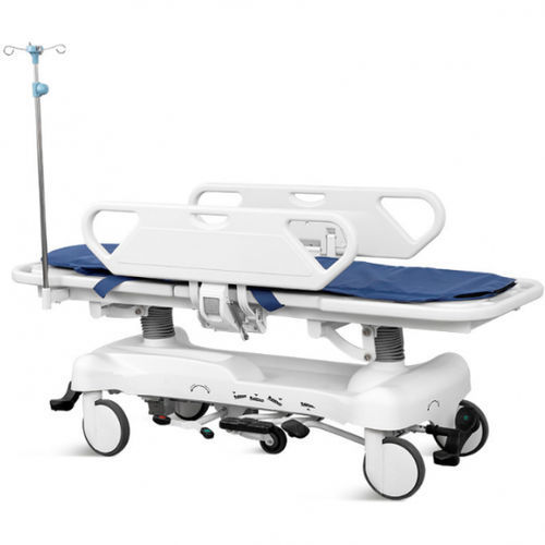 Barella con rotelle - Z6 - Shandong Mingtai Medical Equipment Group - idraulica / in plastica