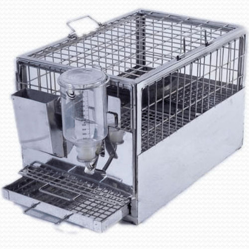Gabbia veterinaria per cavie - GPS-S-01 - Meditech Technologies India - modulare / in acciaio inossidabile