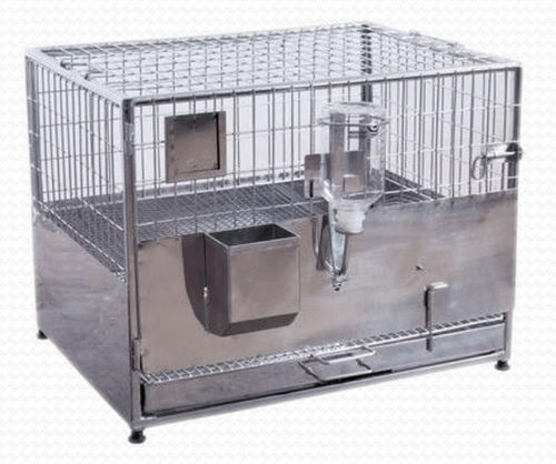 Gabbia veterinaria per conigli - RBS-S-T-3, RBS-S-T-9 - Meditech Technologies India - modulare / in acciaio inossidabile