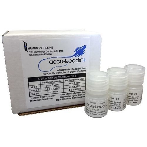 Kit di reagenti in soluzione - accu-beads®+ - Hamilton Thorne - clinico / da laboratorio / di controllo qualità