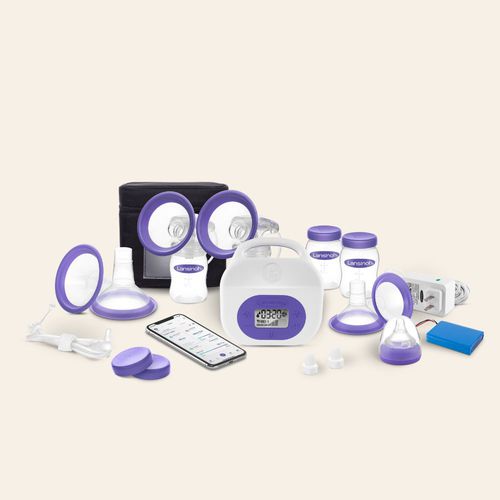 Tiralatte elettrico - Smartpump 3.0 - Lansinoh - con doppia pompa / regolabile / per ospedale