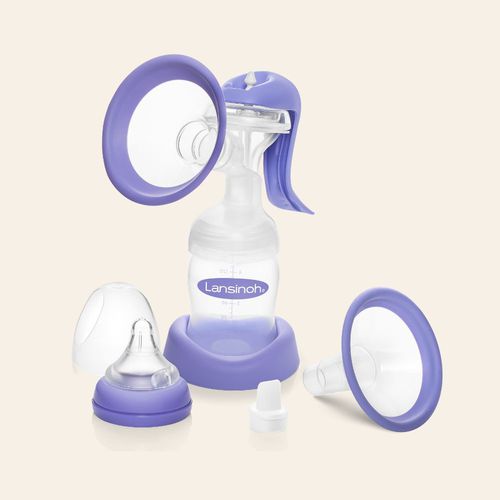 Tiralatte manuale - 50520  - Lansinoh - compatto / in silicone