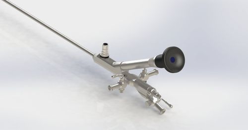 Nefroscopio per adulti - URSML.01 - EMOS Technology - ad angolo / con canale operativo