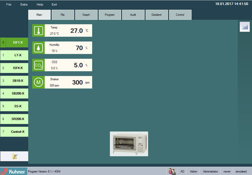 Software medico - Kuhner AG - universale / di gestione / di controllo