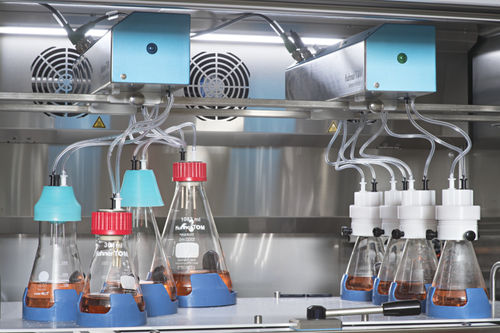 Analizzatore della velocità di trasmissione del diossido di carbonio - Kuhner AG - della velocità di trasferimento dell'ossigeno / da laboratorio / da banco
