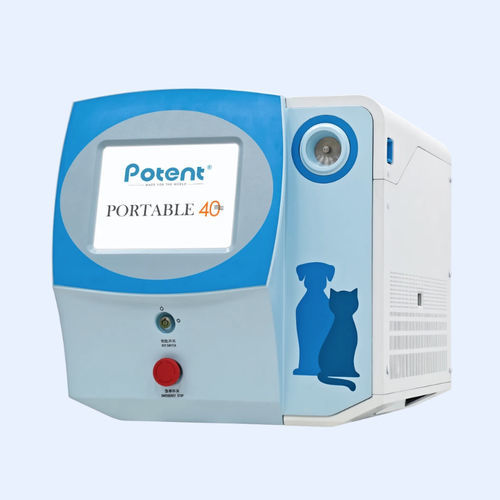Laser veterinario per chirurgia veterinaria - Potent Medical - per chirurgia dentale veterinaria / olmio / trasportabile