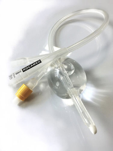 Catetere per drenaggio urinario - RocaFlow - ROCAMED - vescicale / con palloncino / a tre lumi